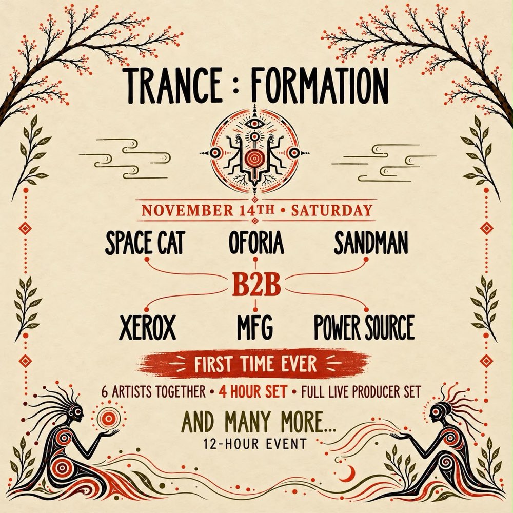 Trance:Formation ⬢ 14 November