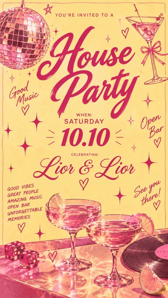 🥂🎀🥳Lior & Lior 19