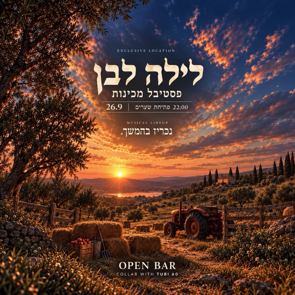 לילה לבן סוכות 🌴